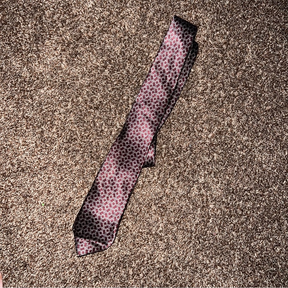 Oscar de la Renta Brown Silk Tie